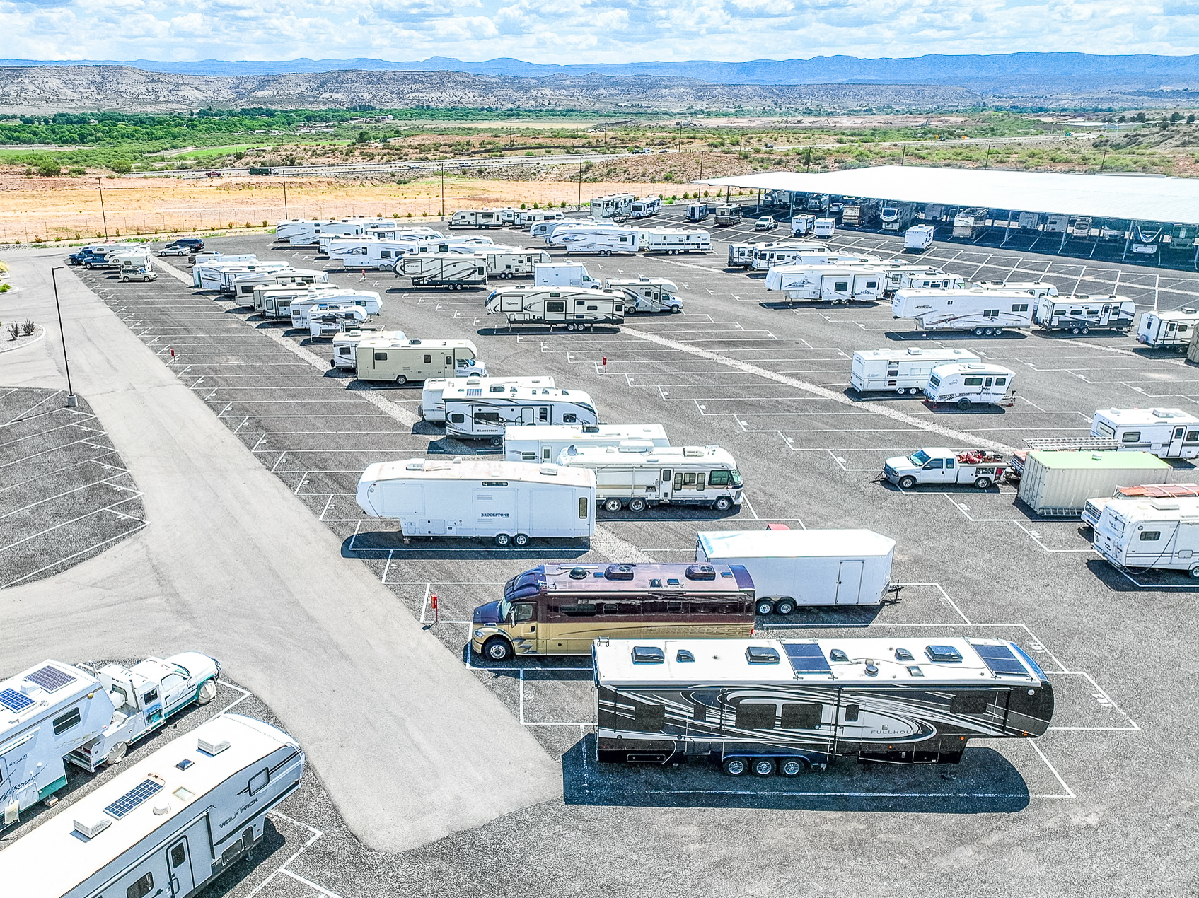 Covered RV and Boat Storage near Camp Verde, Cottonwood and Sedona Arizona